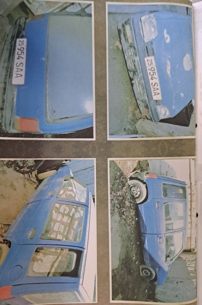 DAEWOO TICO STD русумли,  давлат рақами 25/954 SAA