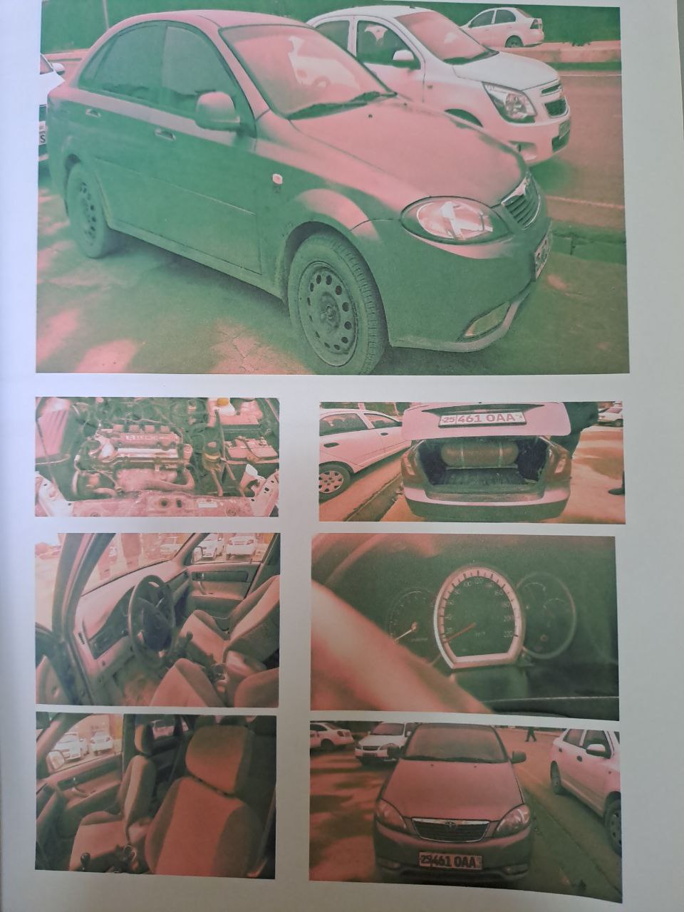 LACETTI GENTRA русумли, давлат рақамли 25 461 ОАА